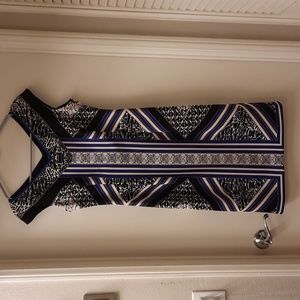 Maggy London Print Scuba Dress